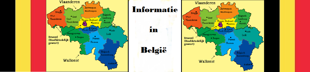 kaart Belgie